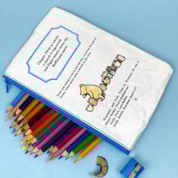 Image 2 of The House at Pooh Corner, Winnie the Pooh Book Page Pencil Case