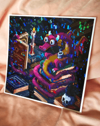 Image 1 of Book Wyrm Print