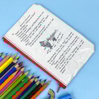 Image 1 of Pooh and Piglet, Winnie the Pooh Book Page Pencil Case