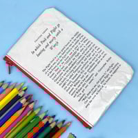 Image 2 of Pooh and Piglet, Winnie the Pooh Book Page Pencil Case