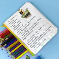 Image 2 of Heffalump, Winnie the Pooh, Book Page Pencil Case
