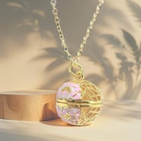 Image 3 of Golden Peony Heritage-Inspired Jewelry – Capture Beauty and Calm in One Piece