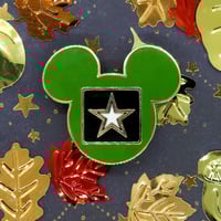 Image 2 of Military Mouse Army Fantasy Pin