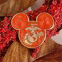Image 2 of Jumbo Military Mouse Marine Fantasy Pin