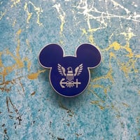 Image 2 of Military Mouse Navy Fantasy Pin