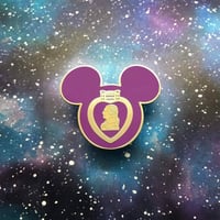 Image 1 of Military Mouse Purple Heart Fantasy Pin