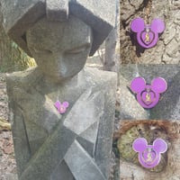 Image 2 of Military Mouse Purple Heart Fantasy Pin
