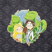 Image 3 of Scissorhands Love Story Enamel Fantasy Pin