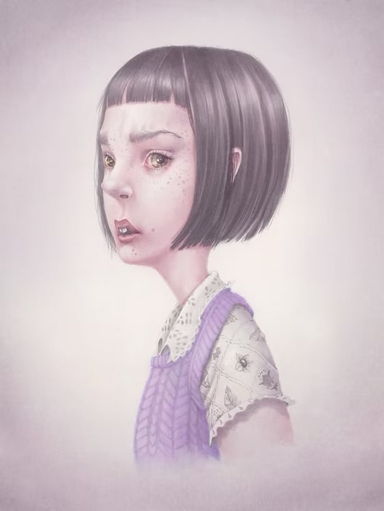 Image of "Little Sister", limited edition fine art print