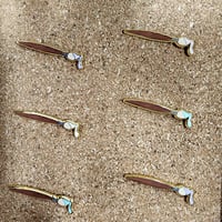 Image 3 of Paintbrush Pins Of Many Colors