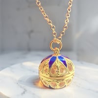 Image 2 of Golden Drop Essential Oil Diffuser Necklace – Blend Wellness with Elegant Design