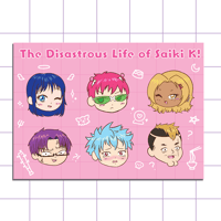 Saiki K + Friends Sticker Sheet