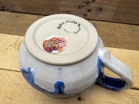 Image 5 of 4” soup mug from the Rain collection