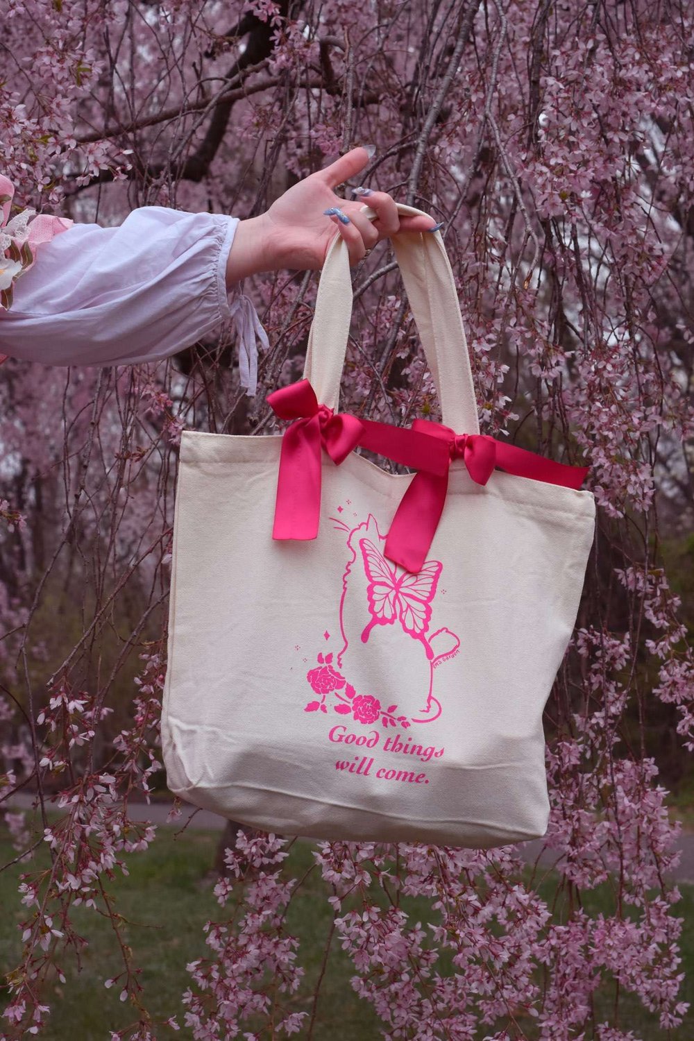 Image of Good Things Will Come ✨ Fairy Cat Tote Bag