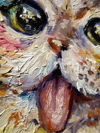 Image 2 of Silly kitty original oil painting
