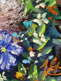 Image 4 of Silly kitty original oil painting