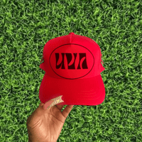 Image 1 of Red UVA Snapback 