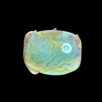 Image 2 of XXL. Black Rhino - Flamework Glass Sculpture Bead