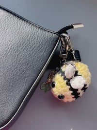 Image 2 of crochet bee charm