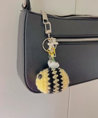 Image 3 of crochet bee charm