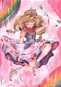 Image 1 of Princess Kenny Original Illustrated Painting