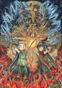 South Park: Stick of Truth Original Illustrated Painting