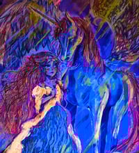 Image 2 of Best Friend - Original Illustrated Painting