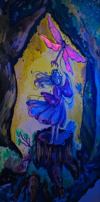 Image 2 of Holding Tight - Original Illustrated Painting
