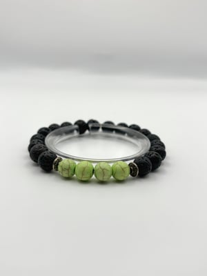 Image of Chakra Healing Lava Stone Bracelet