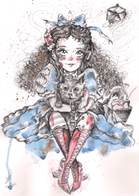 Dorothy Gale Steampunk Wizard of Oz Illustration
