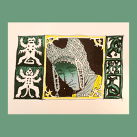 Image 1 of you turn the water black print/postcard