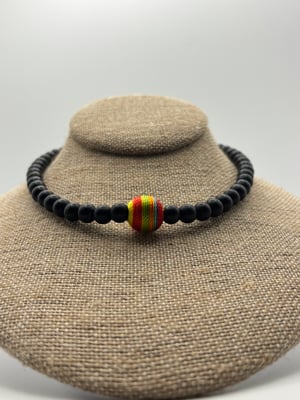 Image of Colorful Pendant Bead Necklace
