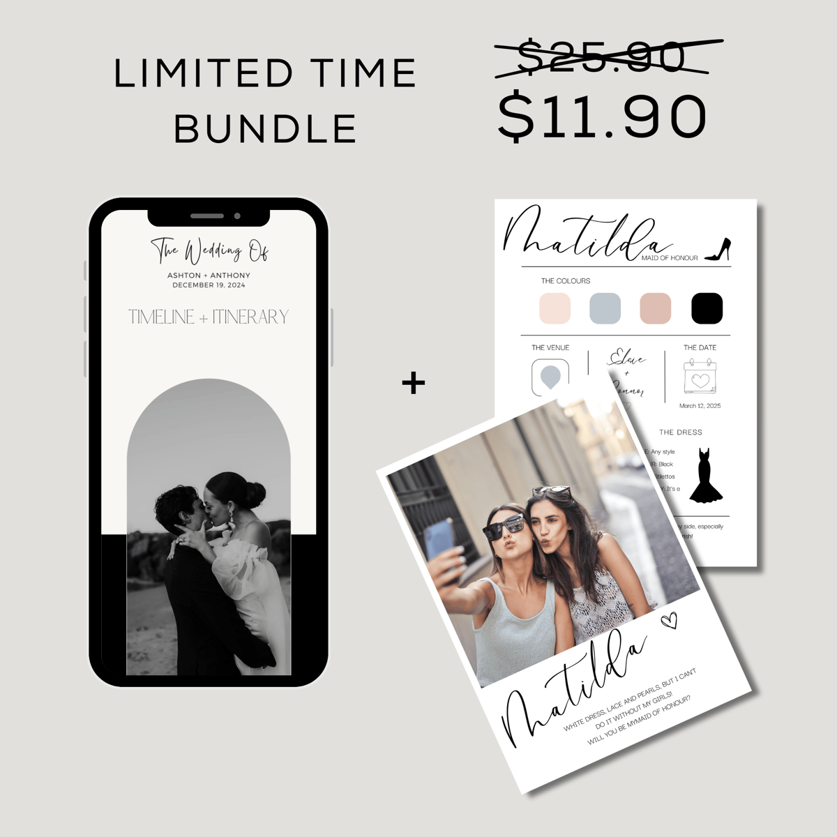 Image of 🛍️ Wedding Weekend Planning Bundle
