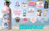 Image 5 of 150 PCS Holographic Romance Bookish Book Stickers for Kindle Laptop Water Bottles 