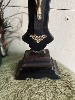 Image of Grand crucifix Napoléon III en bois noirci