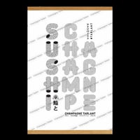 Affiche "Sushi x Champagne"