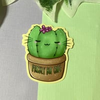 Image 1 of Prickly but Cute - Cute Waterproof Vinyl Sticker