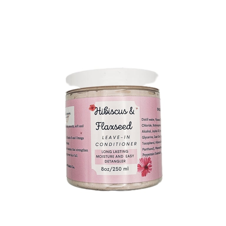 Hibicus & Flaxseed Leave-In-Condidtioner 8OZ/250g