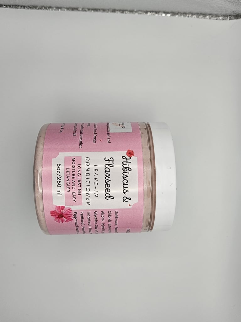 Hibicus & Flaxseed Leave-In-Condidtioner 8OZ/250g Image 3