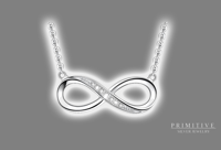 925 Silver Diamond Classic Infinity