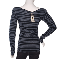 Image 4 of CCM Pittsburgh Penguins Womans Long Sleeve Shirt Size S Long Sleeve Gray NHL