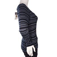 Image 3 of CCM Pittsburgh Penguins Womans Long Sleeve Shirt Size S Long Sleeve Gray NHL