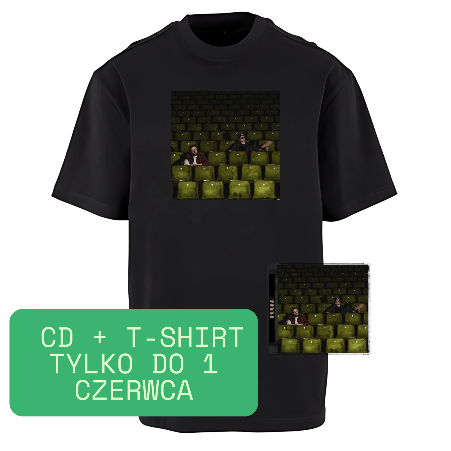 Image of ZESTAW FUCHA CD + T-SHIRT BLACK