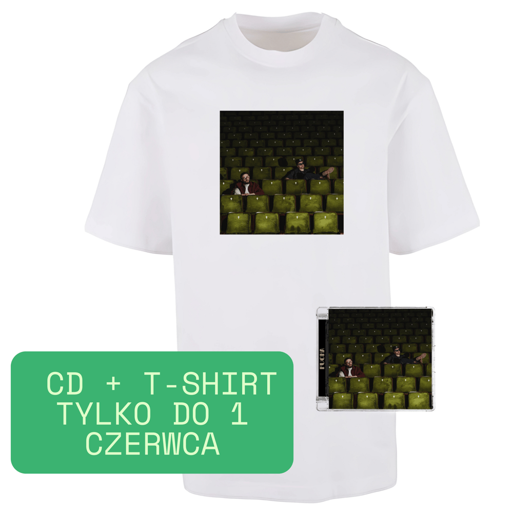 Image of ZESTAW FUCHA CD + T-SHIRT WHITE
