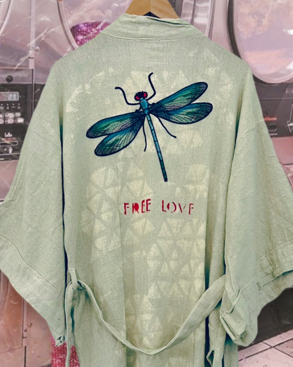 Image of FESTIVAL KIMONO ¥ unisex ¥ viLLaGe punK ¥ IbiZa ¥ TrenChcoaT ¥festival