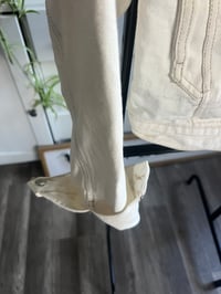 Image 3 of denim white wash jacket 
