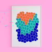 Image 1 of Orange Green Blue Shapes