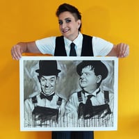 Image 3 of Limited Edition Print 'Busy Bodies' - Celebrating 100 Years of Laurel & Hardy
