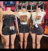 DENIM WASHED ROMPER