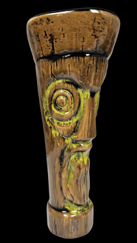 Image 3 of Katiki ARTIST SERIES Castaways No.1 Tiki Mug (Gloss Moss Green) Limited Edition of 10 FREE SHIPPING